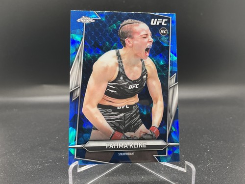 Fatima Kline 2026 Topps Chrome UFC Sapphire Edition 158 RC