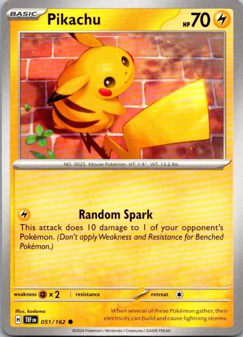 Pikachu 051/162 SV05: Temporal Forces for sale | eBay