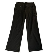 KUHL Splash Cargo Pants Womens 12 Black Hiking Outdoor Travel Stretch Utility