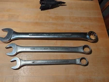 3 S-K TOOLS 1-1/2" 1+1/8 1"COMBINATION WRENCH Lot U.S.A 12 Point