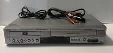 Sanyo DVW-7100 DVD 4 Head VCR Player VHS Recorder- No Remote
