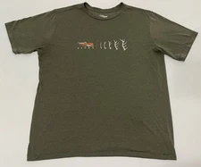 Sitka Men's Green Short Sleeve T Shirt Size XL Antler Evo