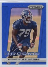 2013 Panini Prizm Rookie Wal-Mart Blue Prizm Damontre Moore #220 10k8
