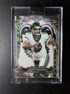   2025 Wild Card 7 Card Studs AARON RODGERS 1/1 WHITE JOKER Color Match  