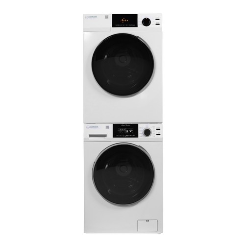 Equator 110V STANDARD STACKABLE EW 835 18 lbs Washer 1.9cf + ED 870 VentedSensor