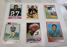 Vintage Pittsburgh  Steelers Rookie Card Lot 6 Kordell Stewart Ernie Holmes 
