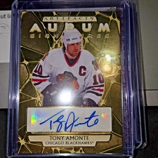 2025-26 ARTIFACTS HOCKEY "GOLD AURUM SIGNATURES" #AS-TA TONY AMONTE 22/25 AUTO