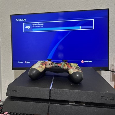 Sony PlayStation 4 500GB Gaming Console - Black  With Controller And HDMI Cord