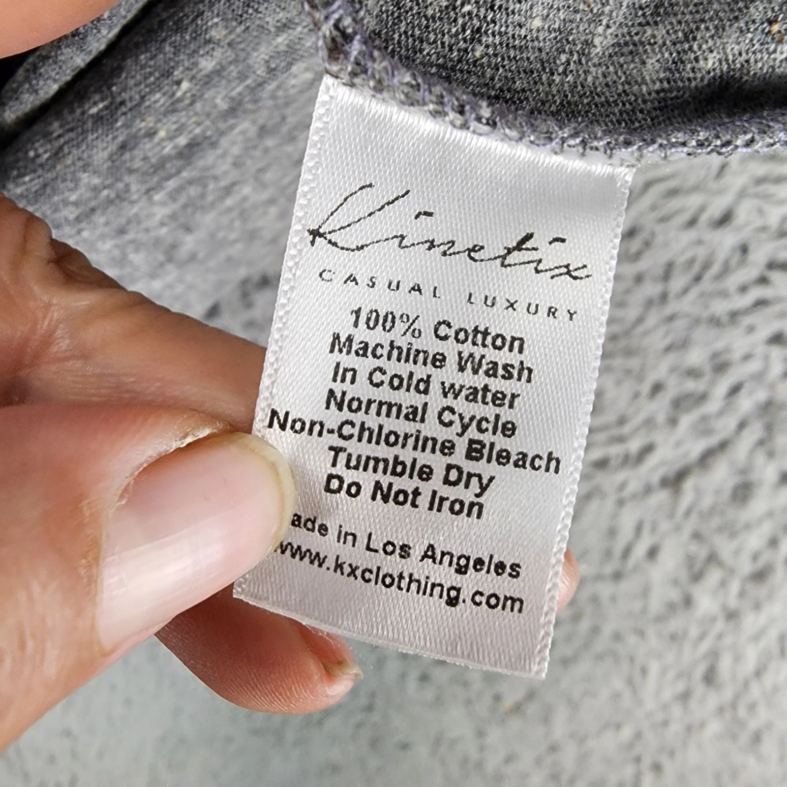 Kinetix Shirt Mens XL Gray Short Sleeve Crew Neck Tee *NWT* - product detail image 4
