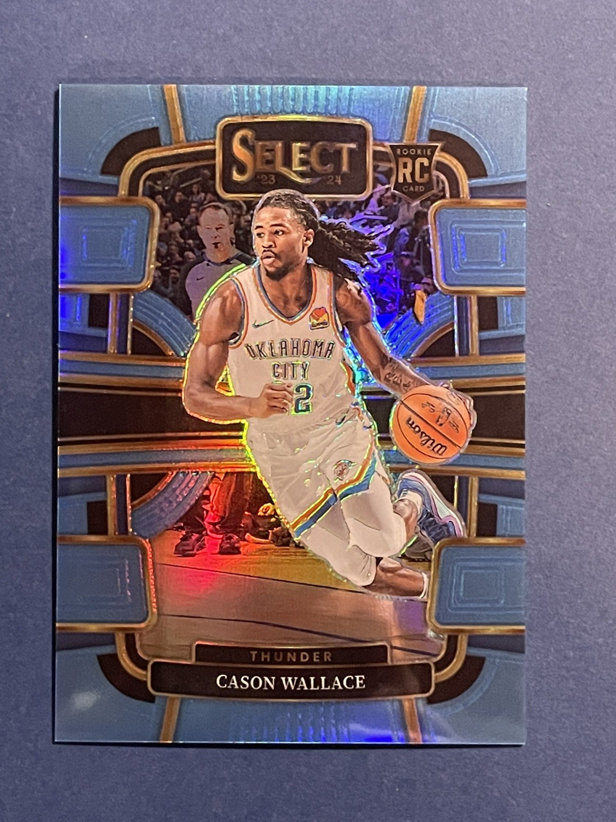 2023-24 Panini Select Concourse Light Blue Prizm #275/299 Cason Wallace #88 (RC)