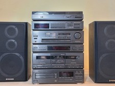 Pioneer Stereo Doppel-CD-Casettendeck-Verstärker, UKW Tuner Plattenspieler