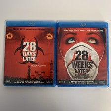 28 Days Later & 28 Weeks Later Blu-ray RARE OOP HTF  VGC
