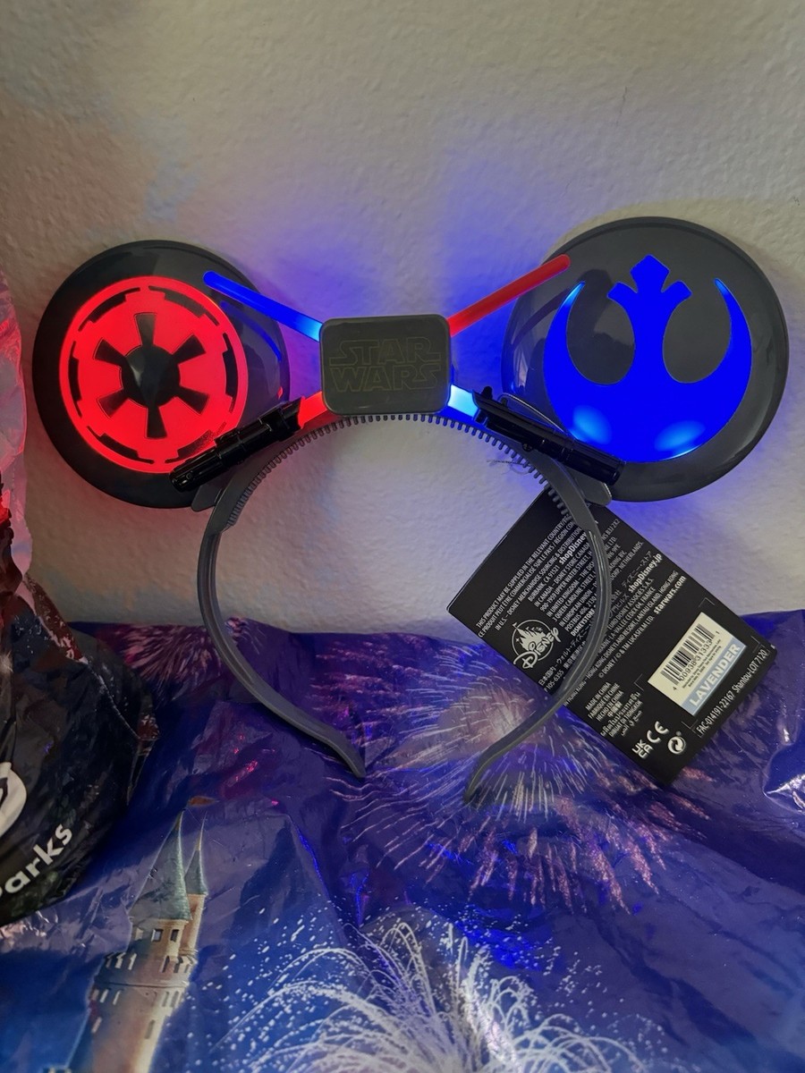 Disney Parks STAR WARS Light Up Mickey Mouse Ears Headband  display picture 2