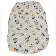 Dundee Vintage Mickey Mouse 1984 Disney Fitted Crib Sheet Alphabet 80s Nursery