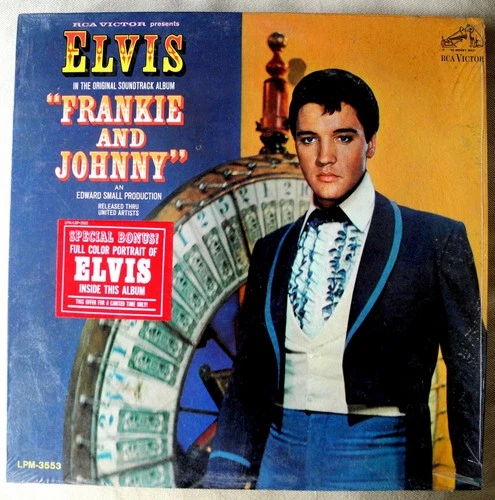 ELVIS PRESLEY Frankie And Johnny Nr MINT shrink RCA LPM-3553 mono lp bonus photo