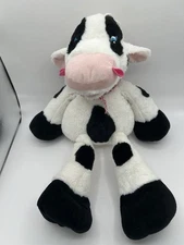 The Hershey Company Plush Cow 18" Black & White with Red Bandana Hershey's