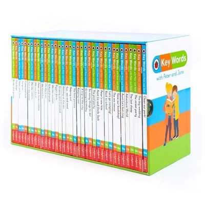 Ladybird Key Words With Peter and Jane 36 Books Set [Latest Edition]