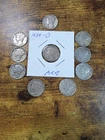 Mercury Dime Lot Of 10 90% Silver Dimes~ Asst  dates