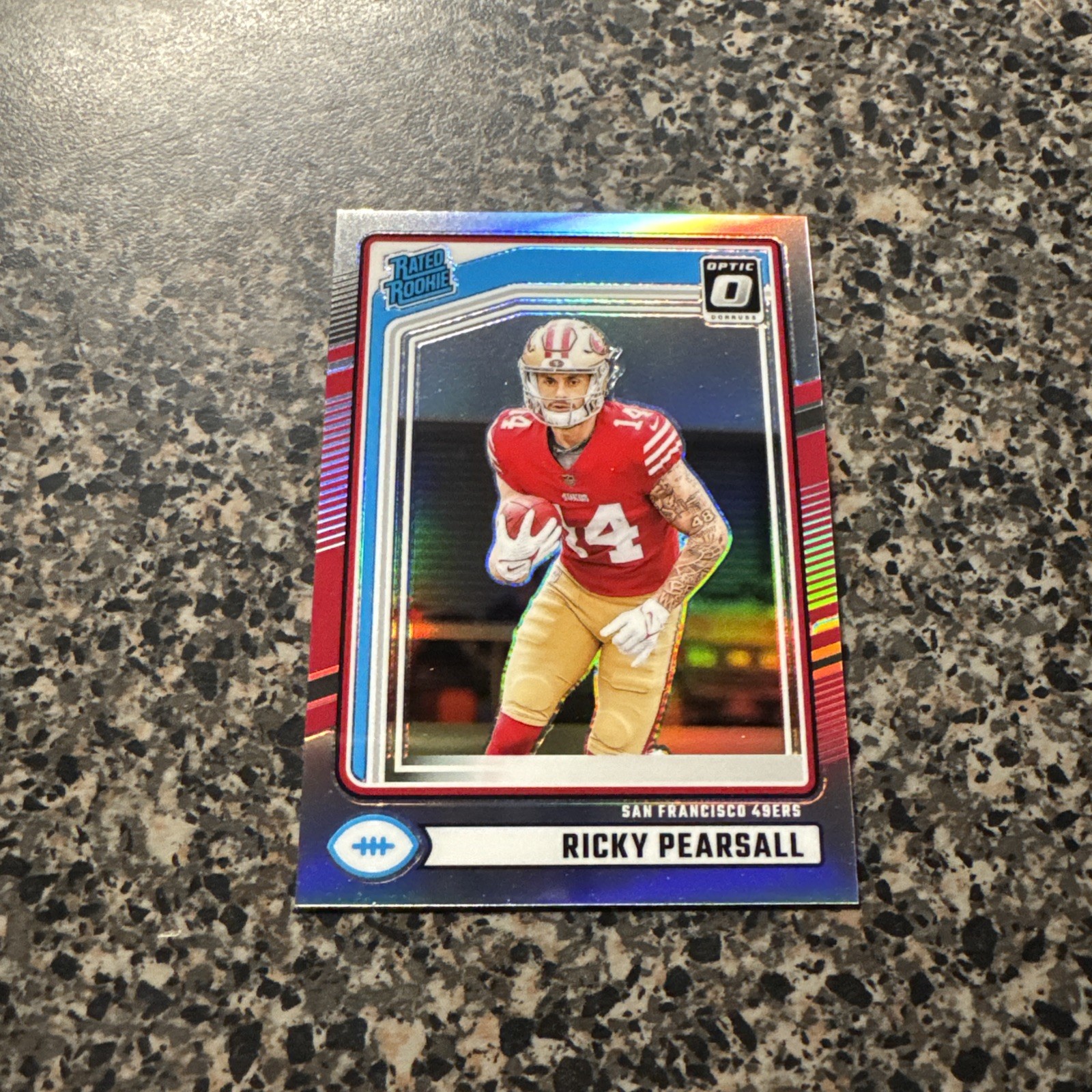 2024 Panini Donruss - Rated Rookie Ricky Pearsall #318 Optic Preview Holo Prizm