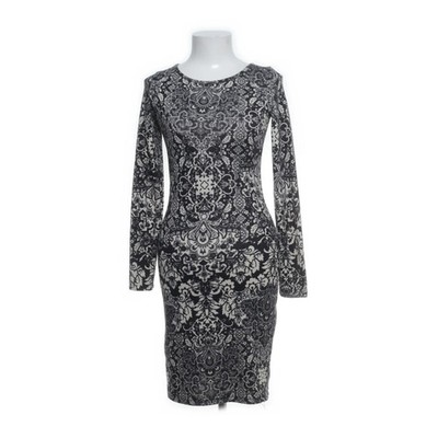 Oodji, Kleid, Größe: XS, Schwarz/Weiß/Mehrfarbig, Elasthan/Polyester #AfK