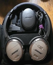 Bose QuietComfort 3 QC-3 Acoustic Noise Cancelling Headphones w/ Case  Adapter