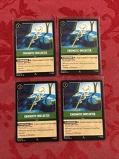 4x Lorcana Whispers in the Well - Enigmatic Inkcaster - 100/204 RARE x4