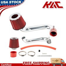 Cold Air Intake Kit Red Filter 2.5 Front Fits 2001-2005 Honda Civic L4 1.7l