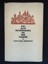 1926 Bavarian German Medieval History  Rothenburg Booklet Architecture Tourism