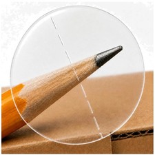 Clear Wafer Seals 1 Inch 5000/Roll  Glossy Round Stickers