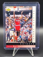 1992-93 Upper Deck - Jerry West Selects Danny Manning #JW17