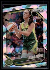 Nika Muhl 2025 Panini Prizm WNBA Ice Prizm Card #127
