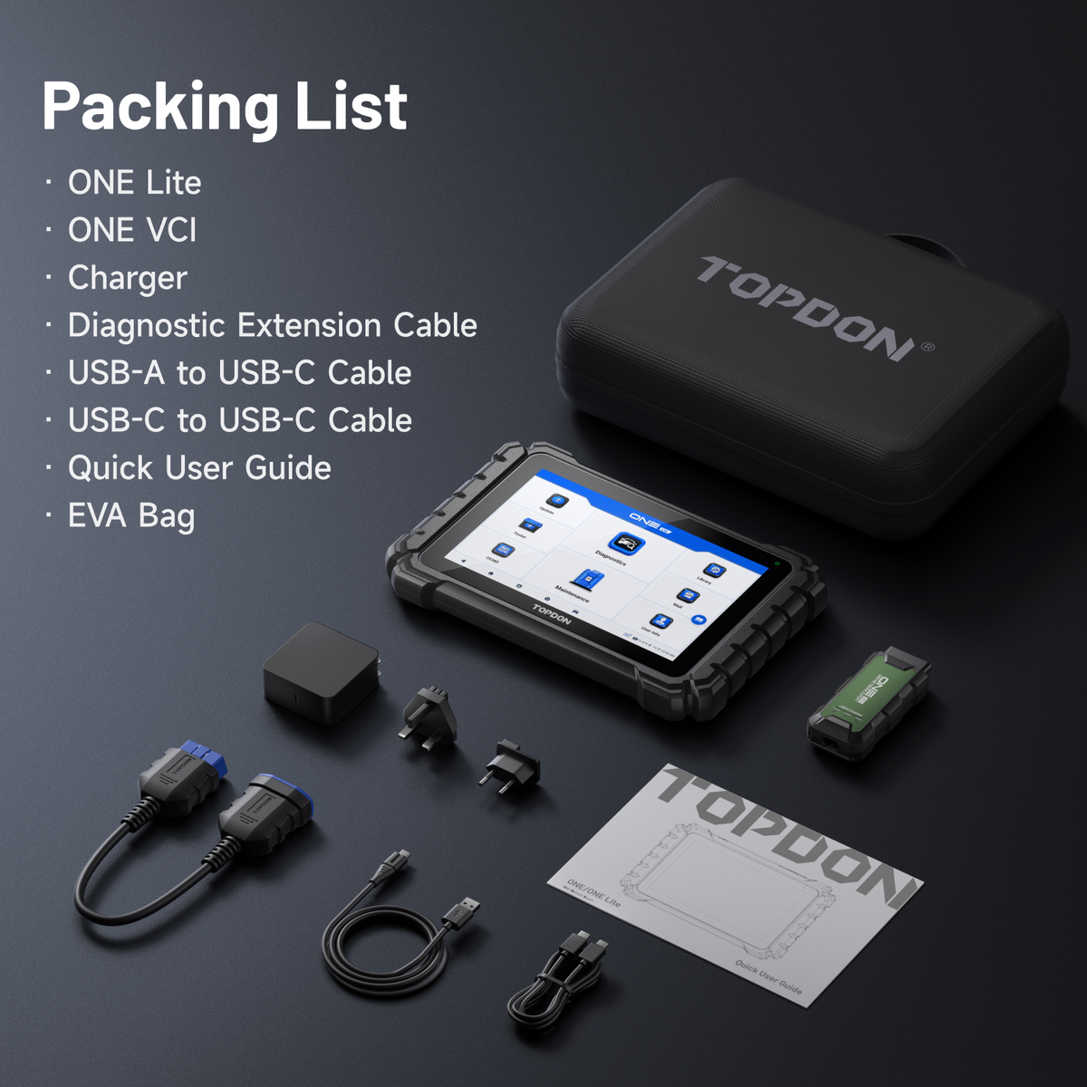 TOPDON ONE Lite Bidirectional J2534 Programming Online Coding