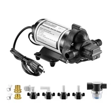 WASSERMANN 115V Water Pressure Diaphragm Pump 4.0 GPM for RV Marine