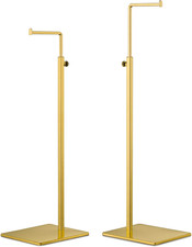Purse Display Stand Holder - Gold Adjustable Handbag Hanger Rack for Purses