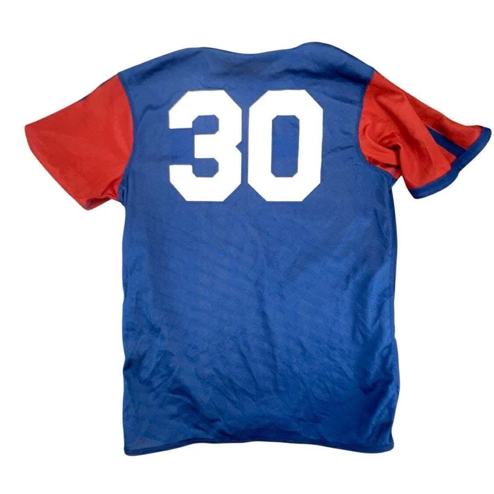 i9 Sports Reversible Soccer Jersey Blue & Yellow Athletic Number 30 Men's Medium - Image 4 of 4