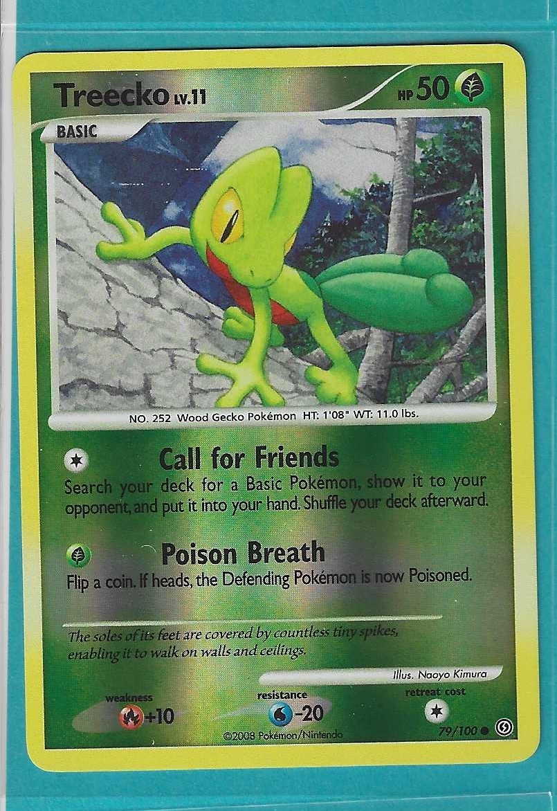 Pokemon Stormfront "Treecko" 79/100  Reverse Holo    X1