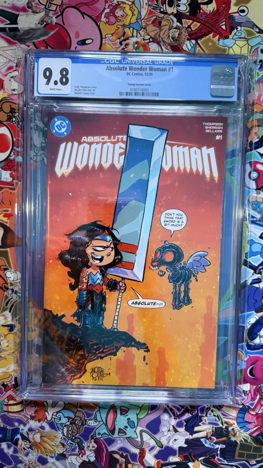 ABSOLUTE WONDER WOMAN #1 CGC 9.8 SKOTTIE  YOUNG 