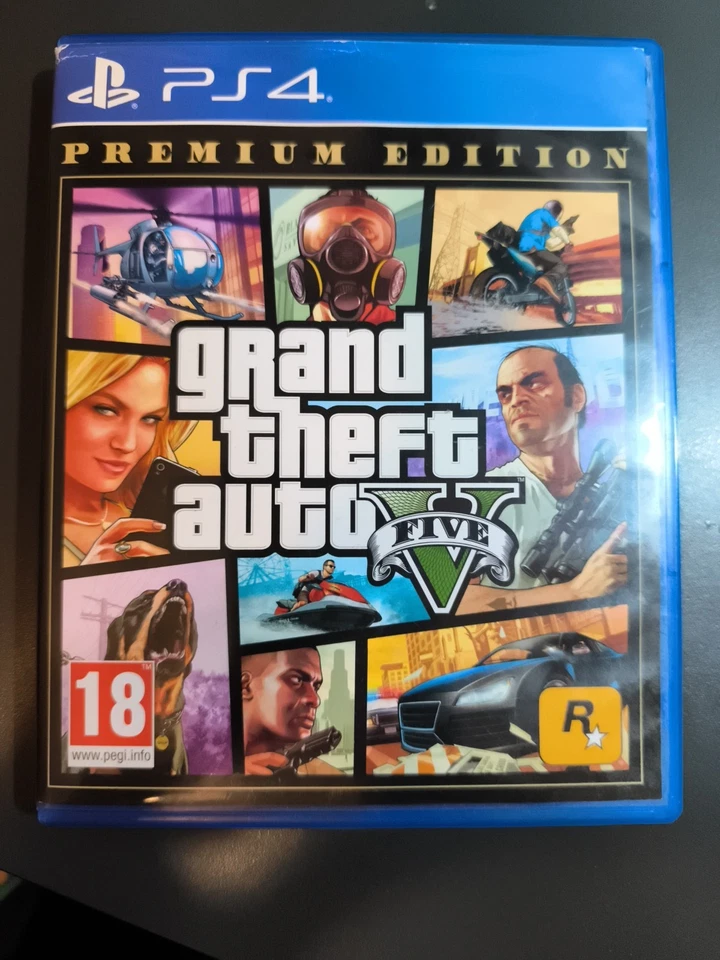 Grand Theft Auto V (GTA 5) Premium Edition Juego para Consola PlayStation 4, PS4, foto 1 de 3