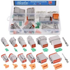 Multi-Pin Waterproof Electrical Connector Set - 6 Sets for Cars, Scooters, Boats
