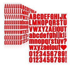 Letter Stickers,Mailbox Numbers,1 Inch Waterproof Vinyl Alphabet