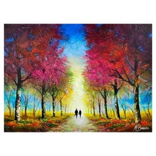 Mark Braver Original Acrylic Painting on Canvas Hand Signed