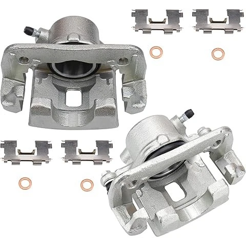 Juego de pares de pinzas de freno de disco delanteras para Ford Mustang 65-1966 Foto 3 de 4