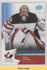 2020-21 Upper Deck Team Canada Juniors Men's U-20 Blue Joel Hofer #42 READ d4e