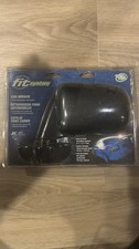 Fit System 0901 Universal Car Side Mirror Euro Style Manual Driver Passenger