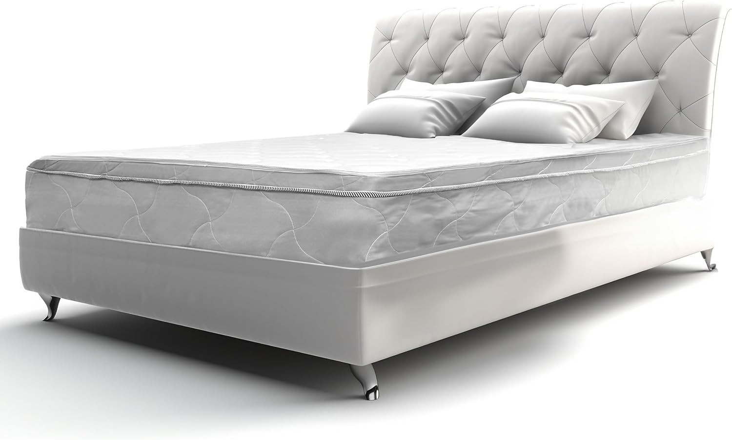 Full Mattress - 6 Inch Cool Comfort Foam & Spring Hybrid Mattress with Breathabl
