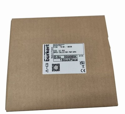 NEW Burkert SE30 Turbine flow sensor 00449694