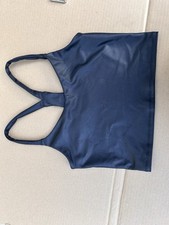 Women  s Abercrombie Sports Bra XS Sheen Racerback Tank Black