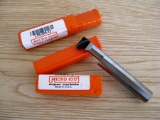 2 NEW Micro100 Carbide 3/8" R.005 Boring Bars LTR-375-12