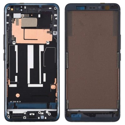 Middle Frame Bezel Plate for HTC U11+ - Blue and Black