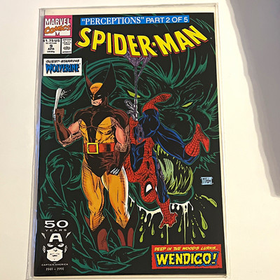 Marvel Comics Spider-Man  Perceptions  Part 2/5 (1991) Wolverine Wendigo EN